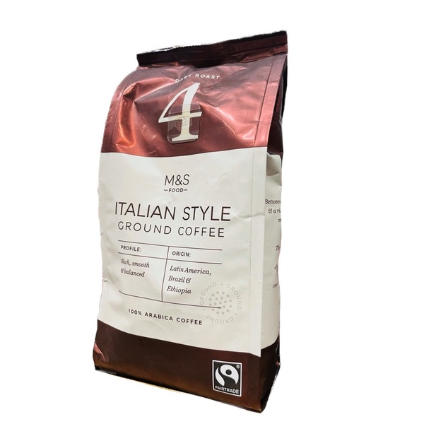 Marks & Spencer Fairtrade Italian Ground Coffee Lazada PH