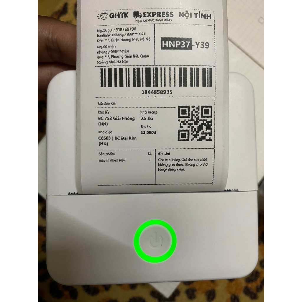 Máy In Nhiệt Mini Bluetooth, in ảnh