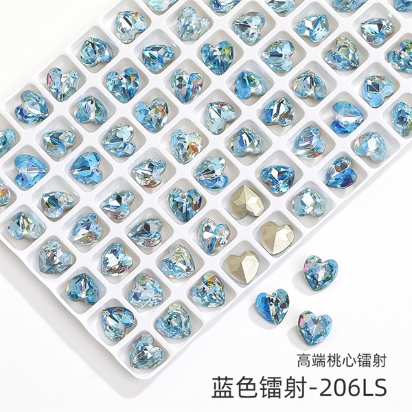 Đá chân nhọn hình trái tim 10pcs