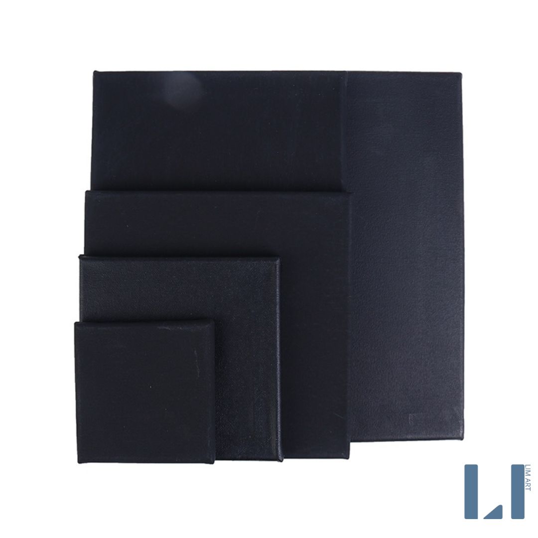 Black Canvas Wooden Frame, Black Canvas Lim Art