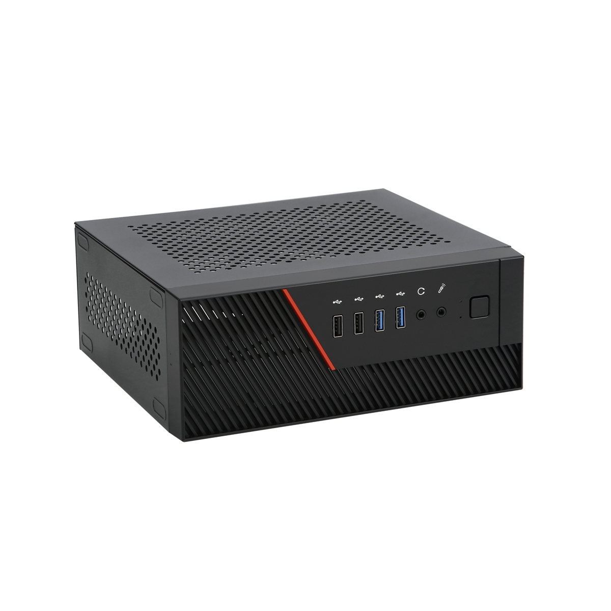 A09P 4.2L Mini Itx Case Desktop Mini Itx Case Htpc Chassis Game Computer Can Stand or Lie Down for Small 1U Power Supply