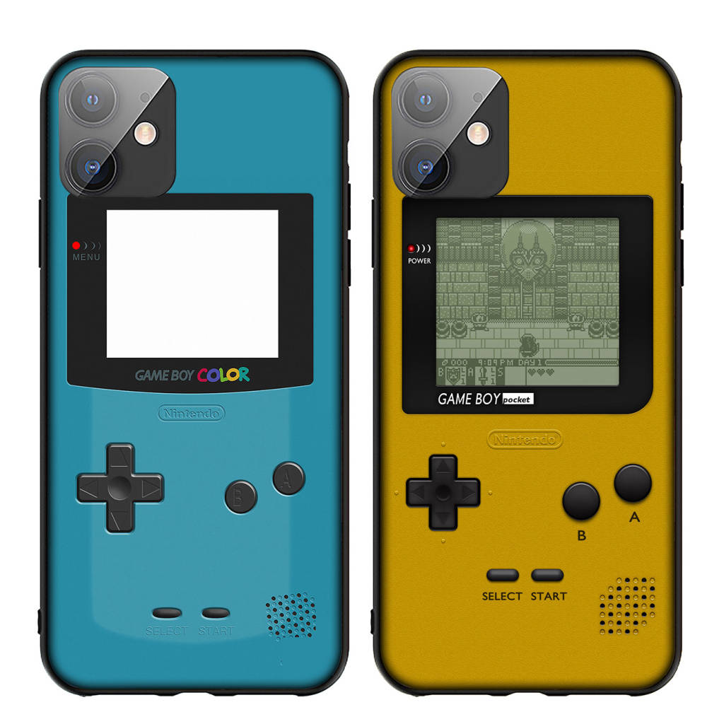 Coque pour iPhone X et iPhone XS Game Boy Color Turquoise
