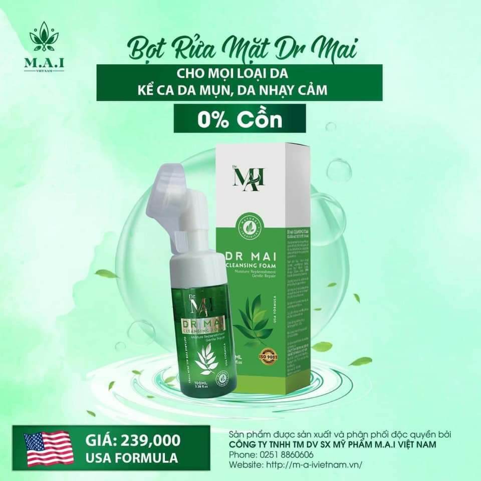 [HCM]Sữa Rửa Mặt Dr Mai Chai 100ml