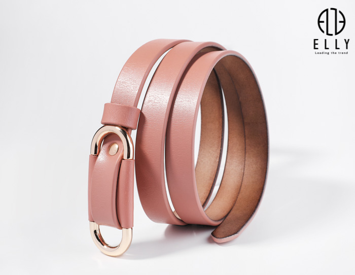 [Brand Day] Dây thắt lưng nữ cao cấp da thật ELLY – ED57