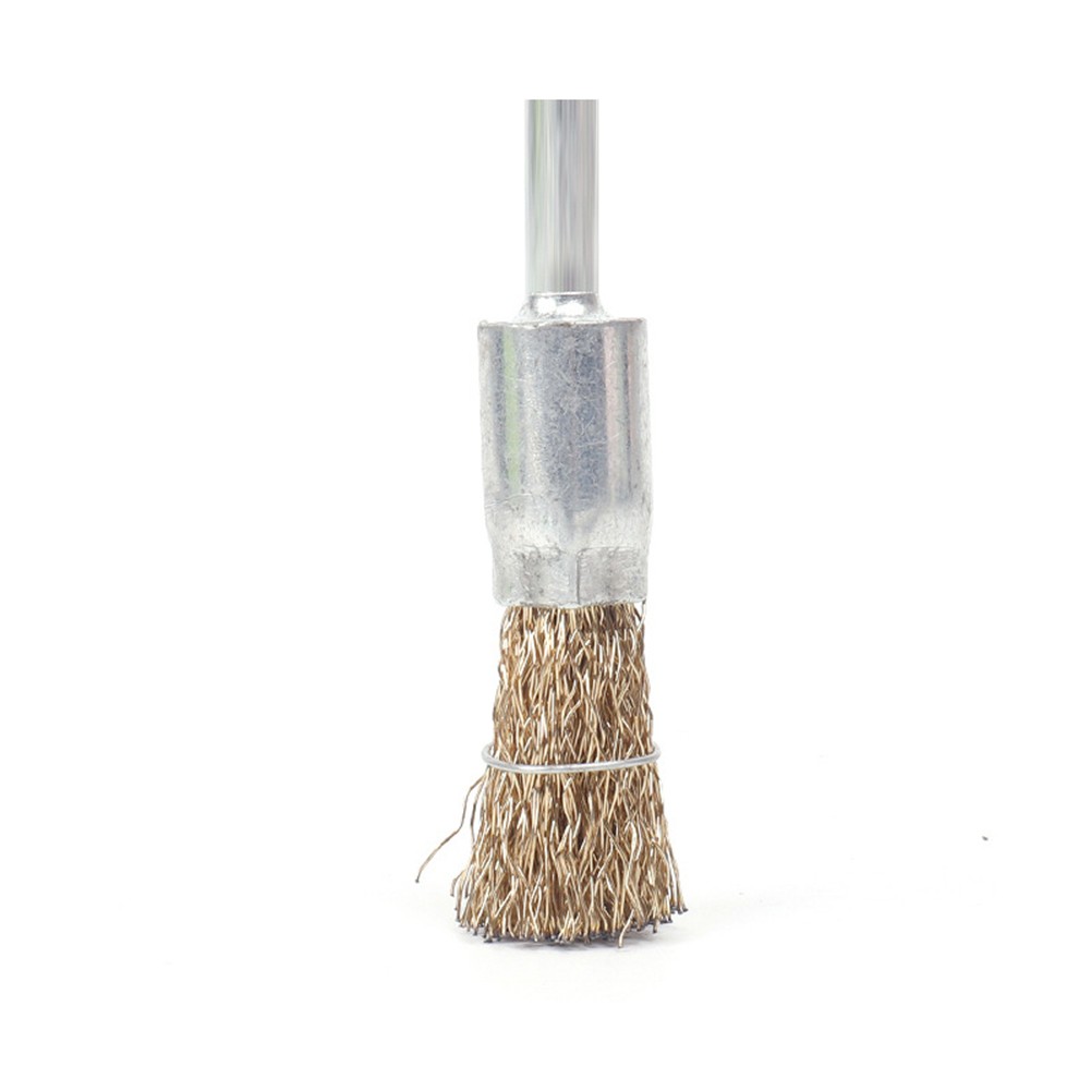 Toolstar Efficient 6mm Shank Stainless Steel Wire Brushes Set of 5 for DIY Projects