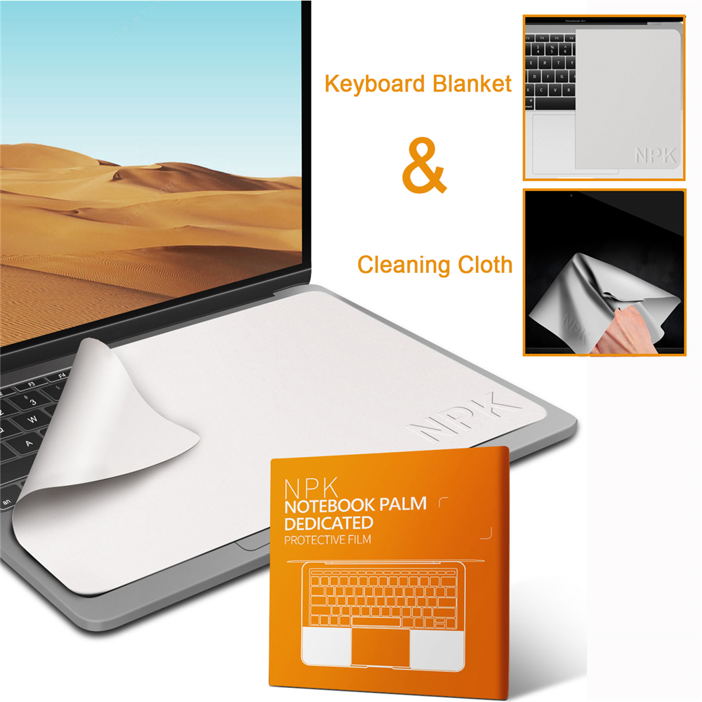 Laptop Screen Cleaner Microfiber Cleaning Cloth Keyboard Blanket Cover Protective Film For MacBook Pro 13/15/16 Inch. 