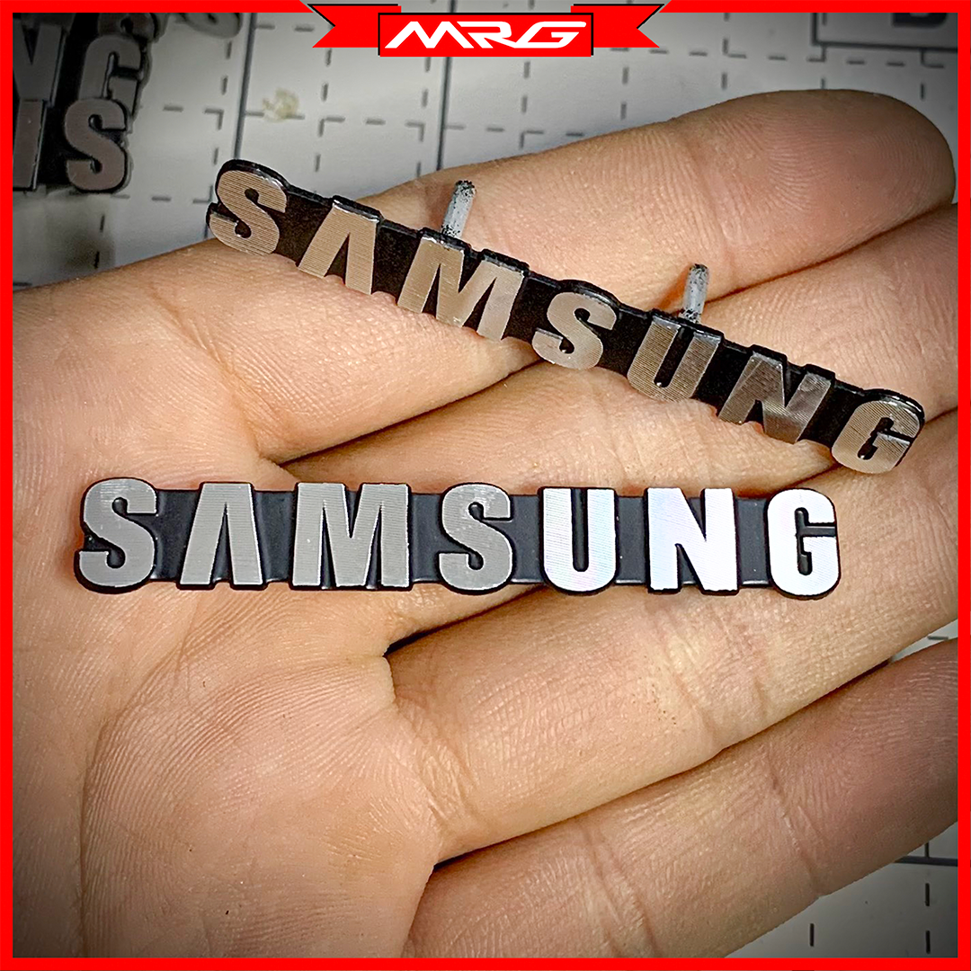Tem/logo Samsung nhôm, giá 1 chiếc.