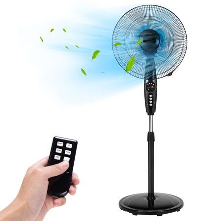 Wega Stand Fan Remote With Timer Heavy Base. 