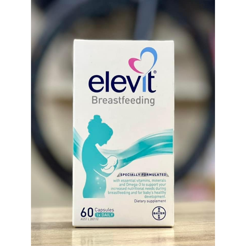 Vitamin cho mẹ bầu Elevit bầu + Elevit sau sinh + Elevit Dha