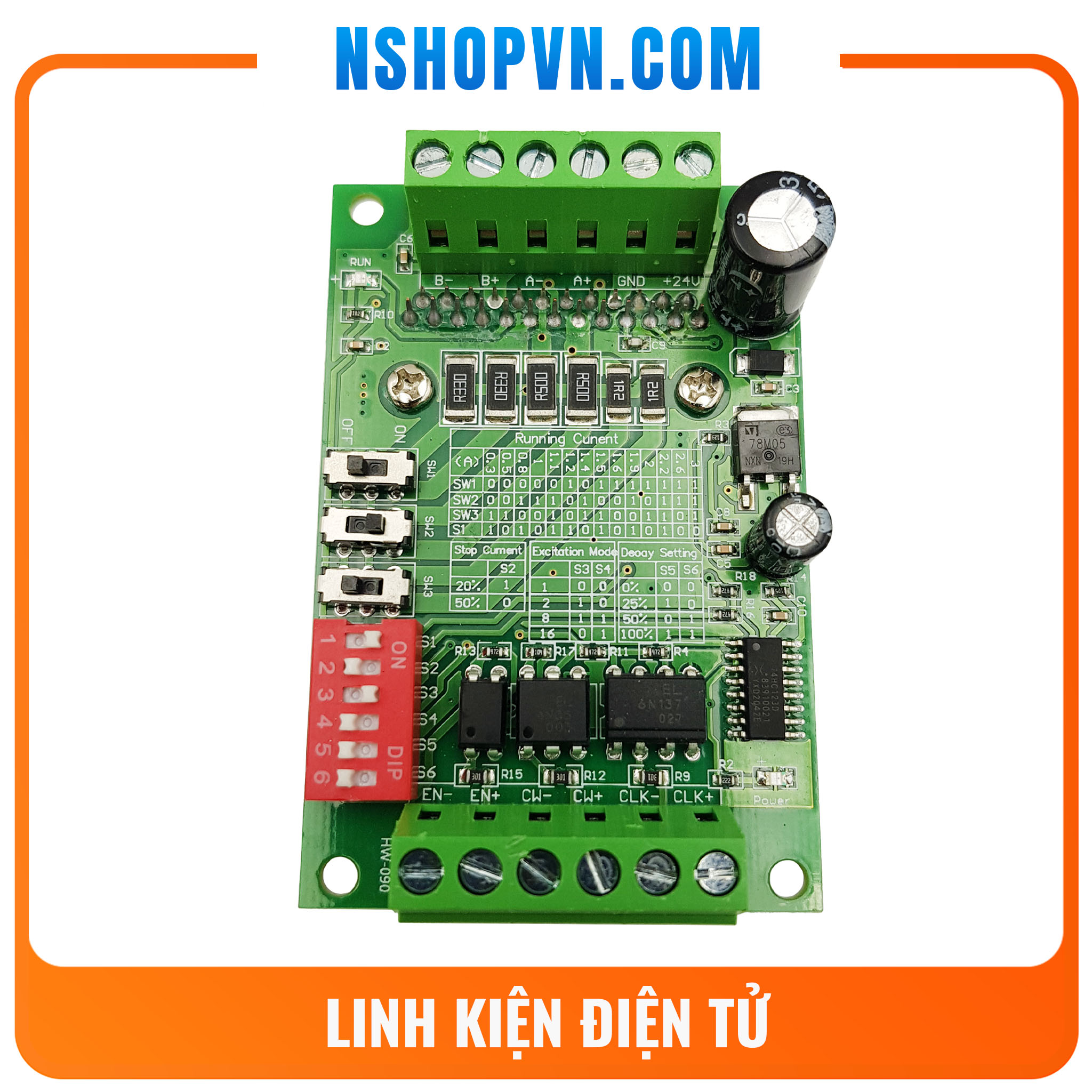 Mạch điều khiển động cơ bước tb6560