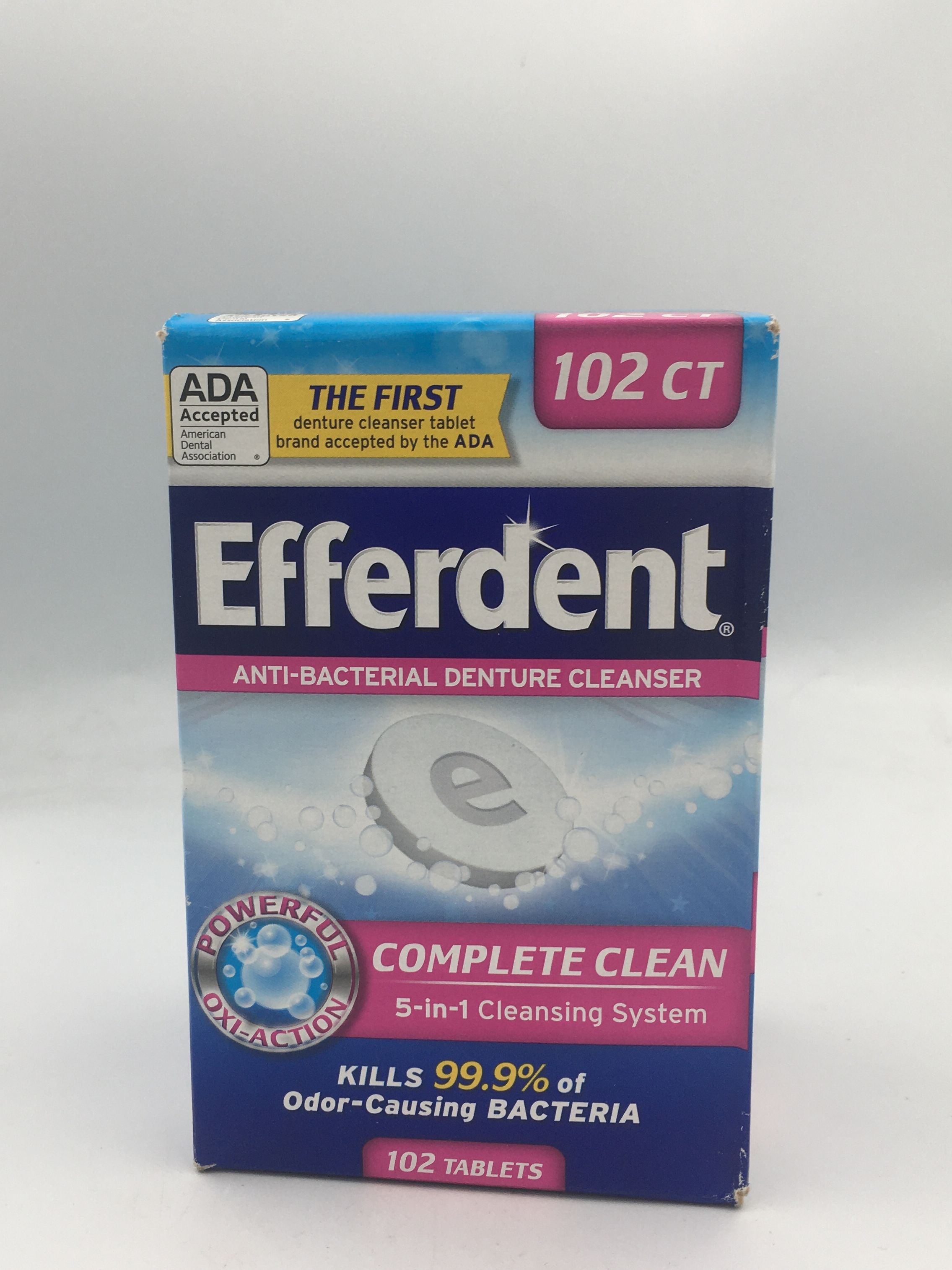 Efferdent AntiBacterial Denture Cleanser 102t Lazada PH