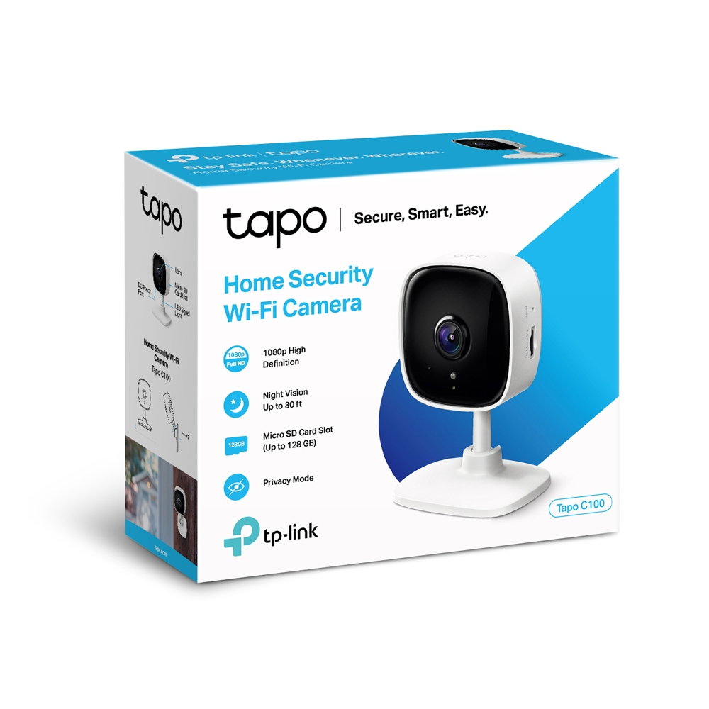 [Rẻ vô địch] Camera quan sát IP Wifi TP-Link Tapo C100 Full HD (Chính hãng TP-Link Việt Nam)
