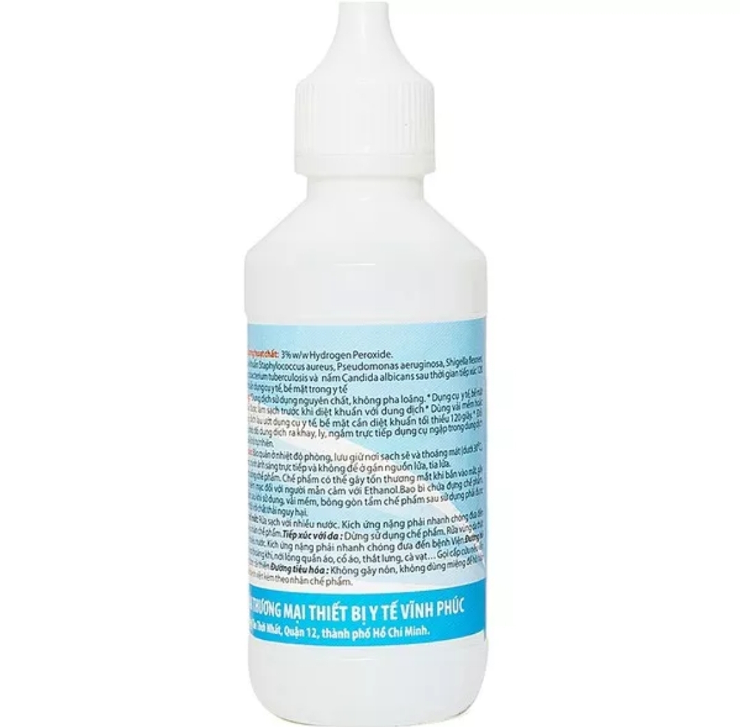 Nước Oxy Già Vp 3% 60Ml Lốc 10 chai
