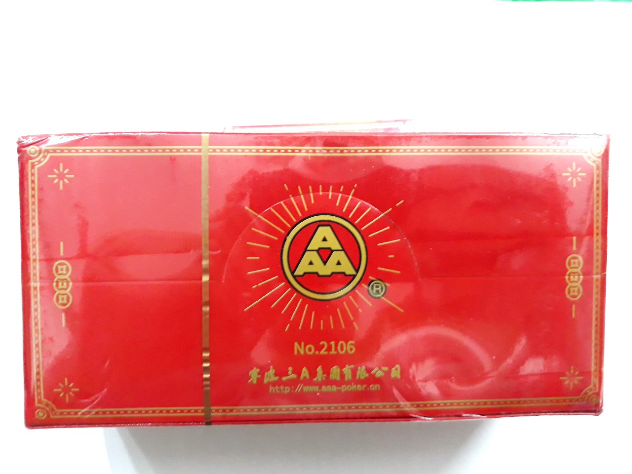 BỘ BÀI TÂY ĐỎ CỨNG, BÓNG