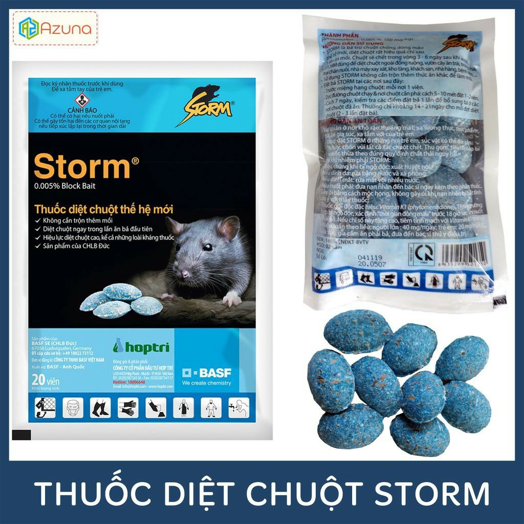 40 viên kẹo chuột storm dạng viên nén - diệt chuột thế hệ mới