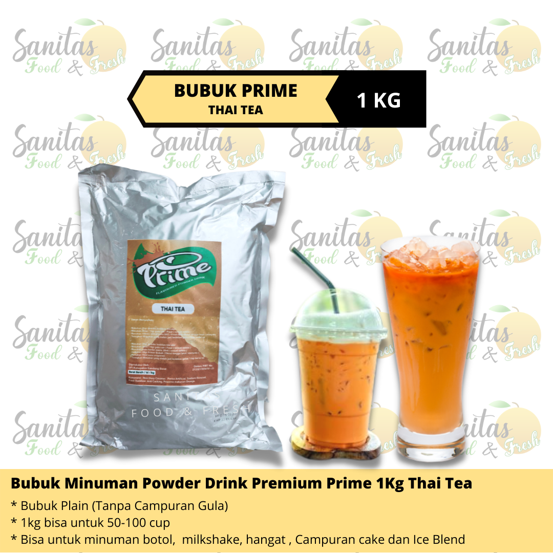 Bubuk Minuman Powder Drink Varian Rasa Thai Tea Prime Gr Harga Per Kg Lazada Indonesia