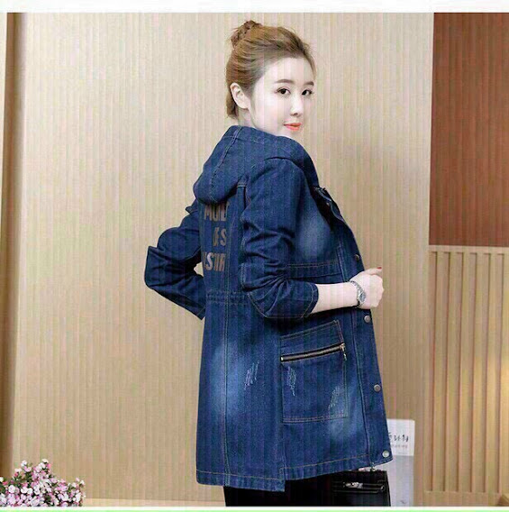 [HCM]ÁO KHOÁC JEAN FORM DÀI