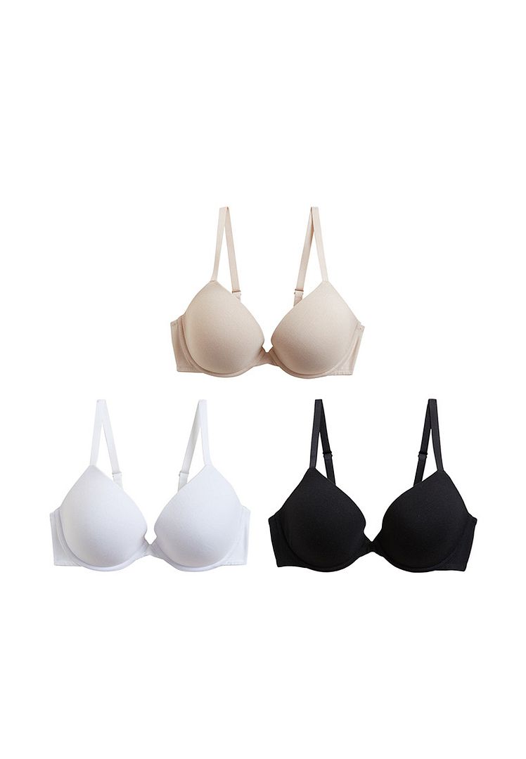 M&S 3pk Non Wired T-Shirt Bras A-E - T33/3006