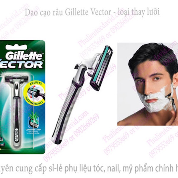 Gillette Vector lưỡi cạo râu 4s