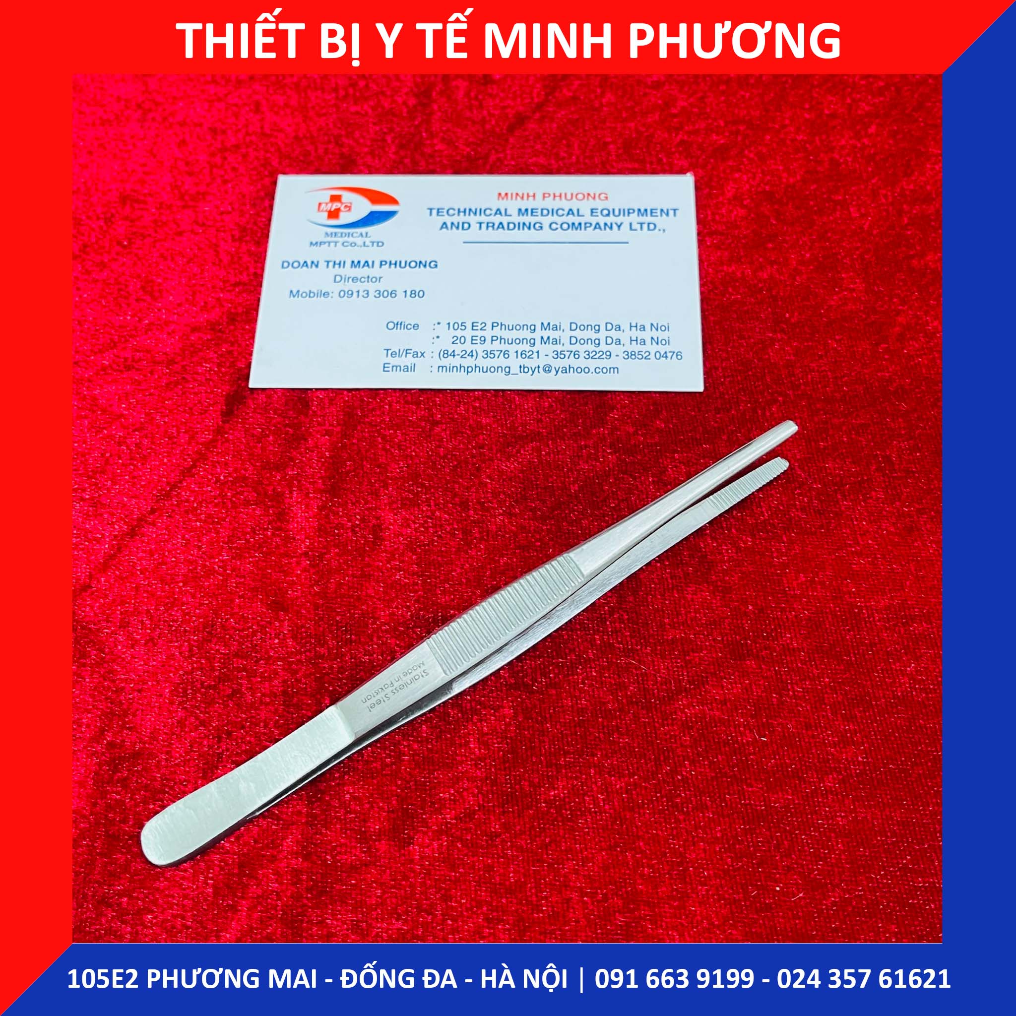 Nỉa bản rộng y tế có mấu, không mấu Pakistan hàng tiêu chuẩn dùng trong phẫu thuật, thẩm mỹ