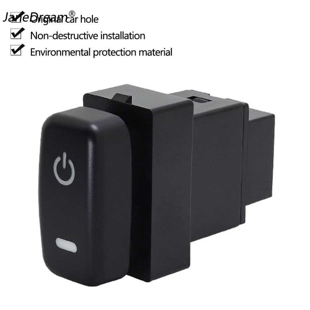 JaneDream Car Power Supply Electronic Trunk Tailgate Automatic Headlight Switch Button For Mitsubishi Zinger Lancer Fortis
