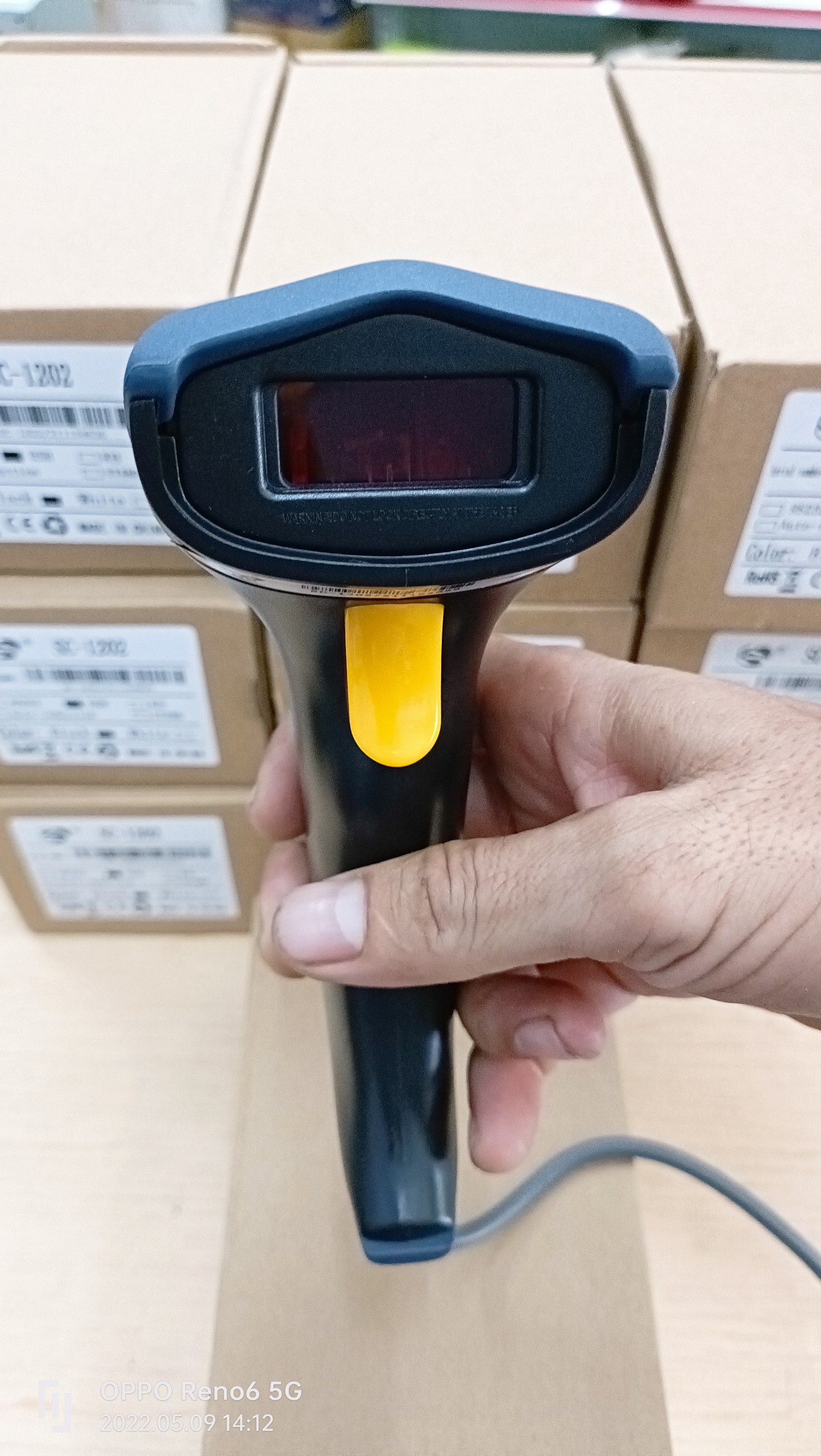 Máy quét barcode 1D cầm tay và tự động Shangchen SC1202