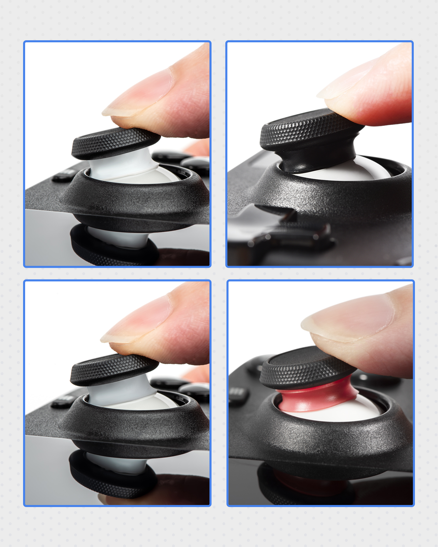 For PlayStation Portal For ROG ALLY Silicone Protective Ring for Steam Deck Console Joystick Protective Ring for PSVR2 Handle Remote Stick Anti-friction Ring