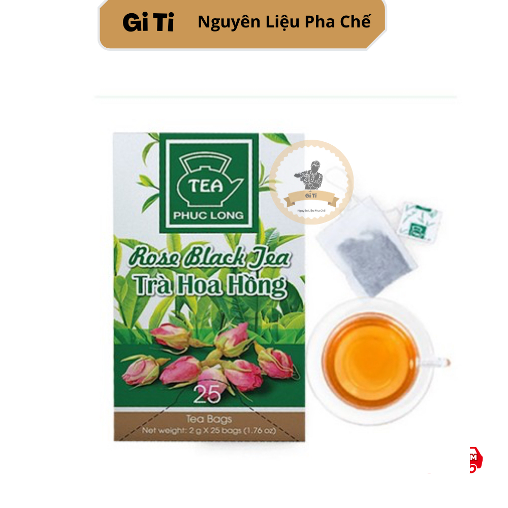 Trà hoa hồng túi lọc phúc long 25