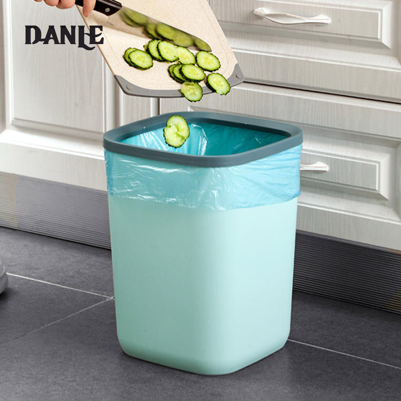 DANLE【Miễn phí vận chuyển】Thùng rác, hộ gia đình lớn phòng tắm, nhà bếp, áp lực Vòng thùng rác, phòng khách Thùng rác