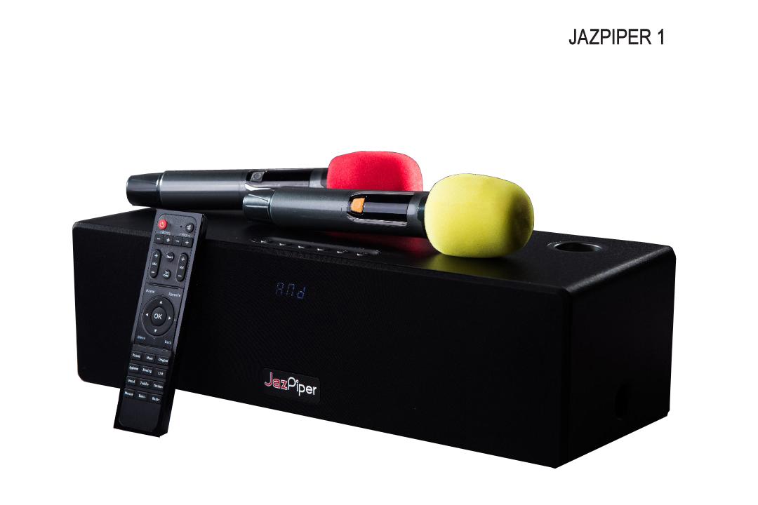 JazPiper Plus AllInOne Karaoke System 2x4 (Full Range), 2X1.5