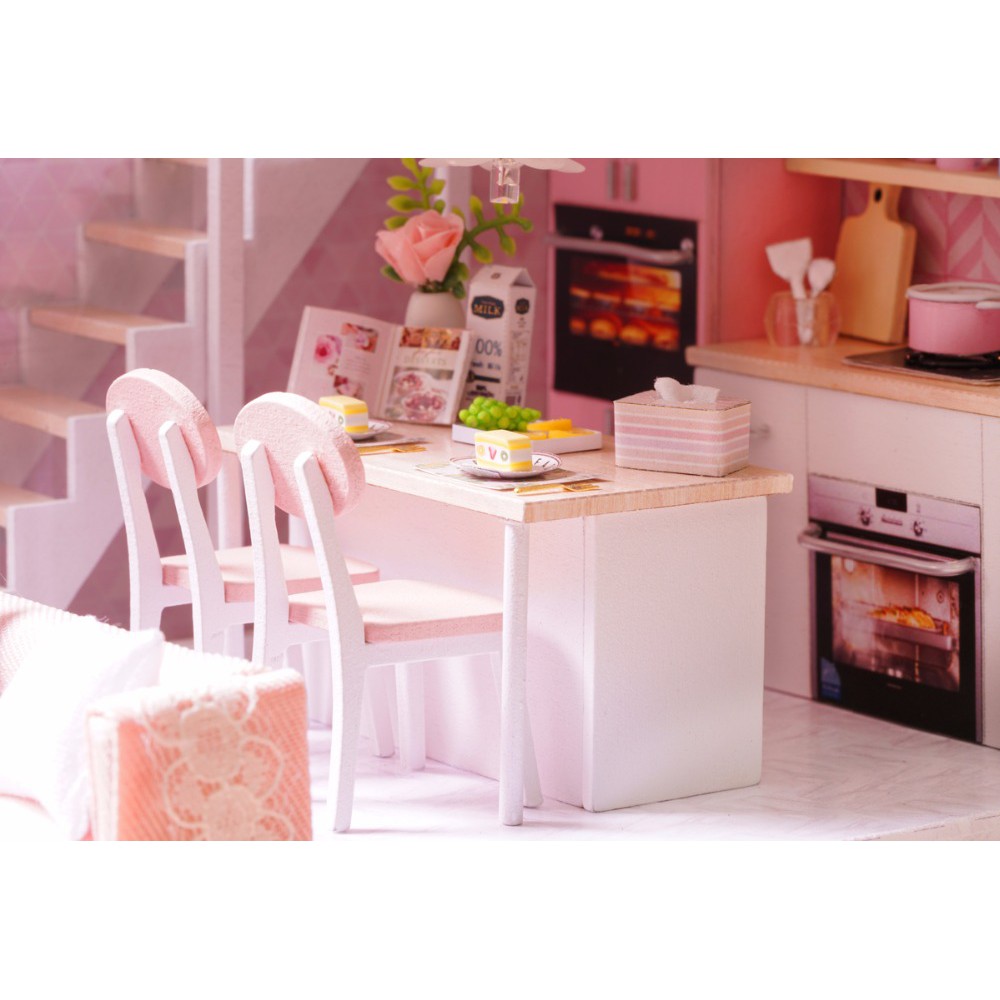Bộ lắp ghép DIY - Pink House L022