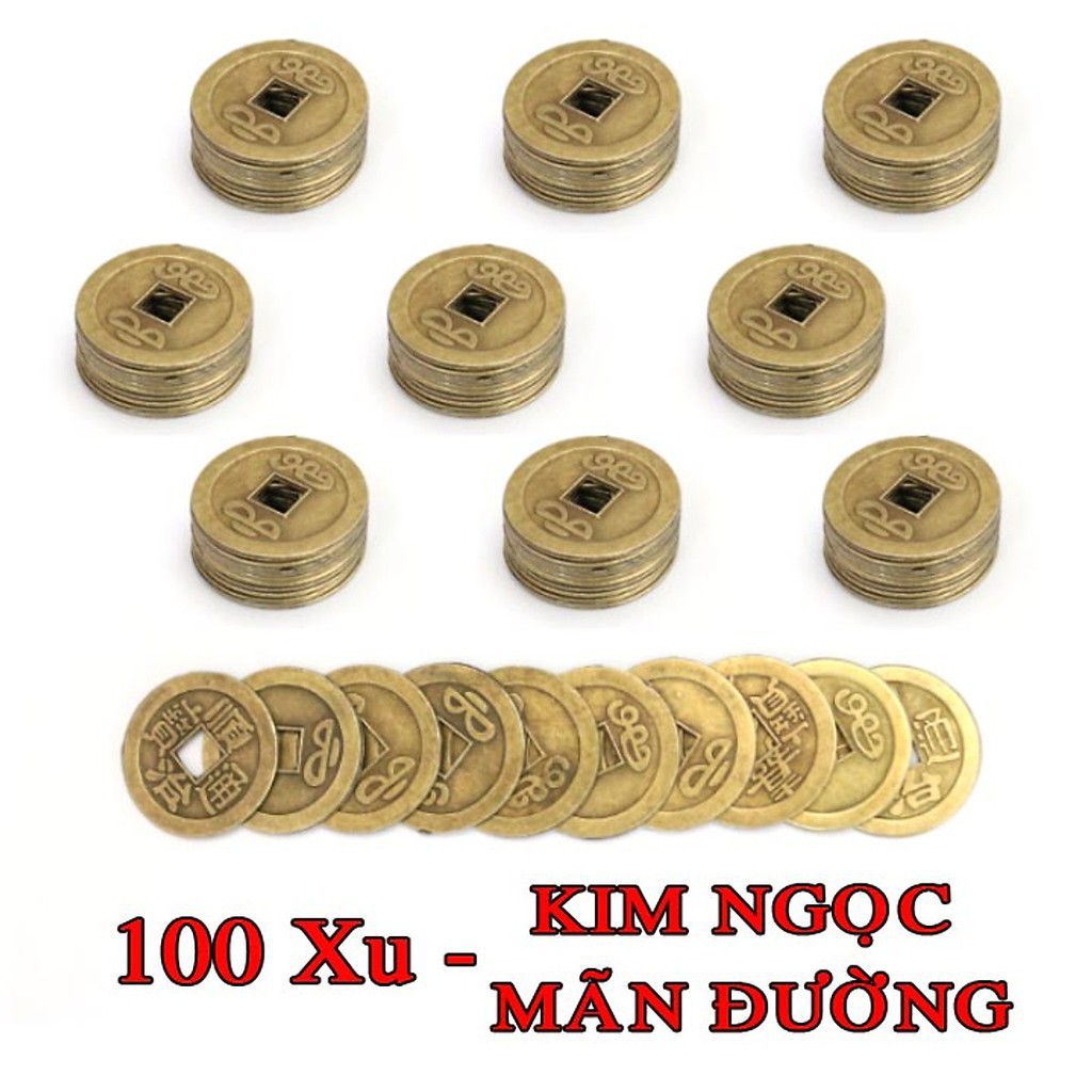 Đồng xu may mắn , Đồng xu phong thuỷ ngũ đế - chiêu tài, may mắn, bình an