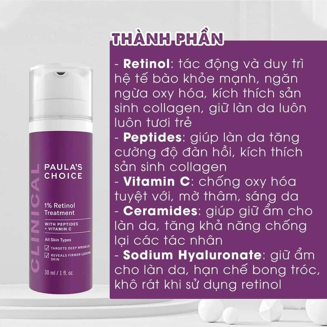 [Chiết - Minisize] Tinh chất chống lão hóa PC Clinical 1% Retinol