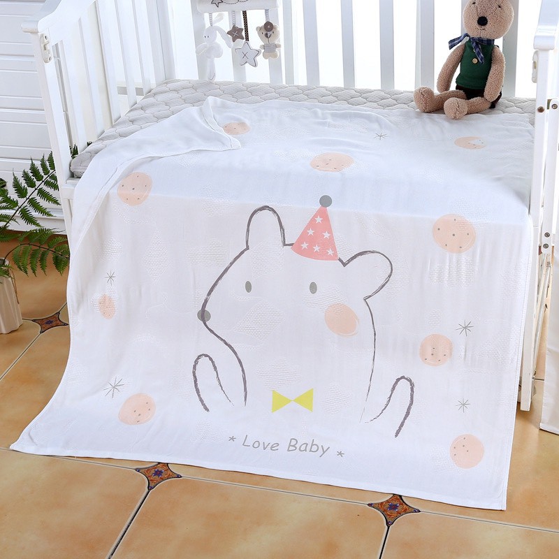 Khăn Lụa Sợi Tre Cao Cấp Dùng Làm Khăn Tắm, Chăn Đắp Cho Bé.