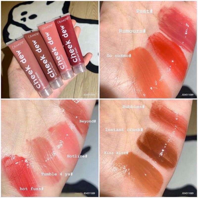 Má hồng kem Colourpop Cheek Dew Serum Blush