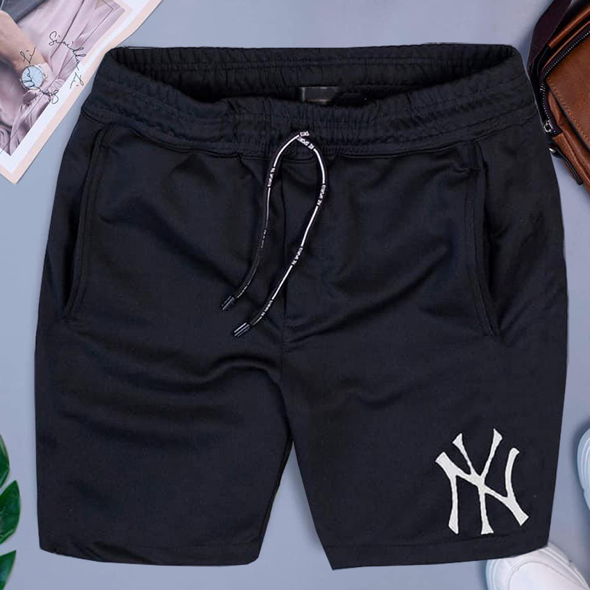 Quần đùi nam thể thao Logo Reebok - NY có 02 túi kéo khoá vải thun lạnh thể thao dày đẹp - QSNY012