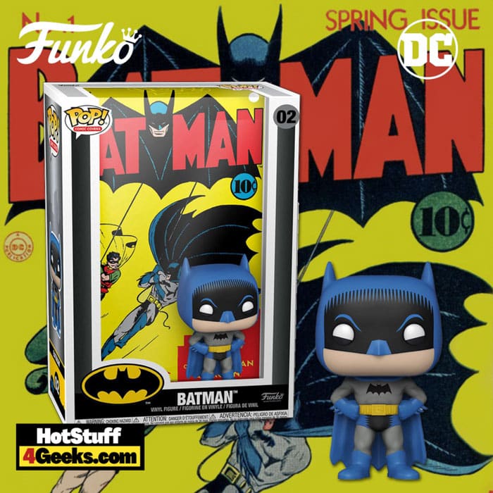 ? Chính Hãng? Mô Hình Funko Pop Comic Cover: Batman Người Dơi - Mô Hình  Có Kèm Hộp Mica Trưng Bày 