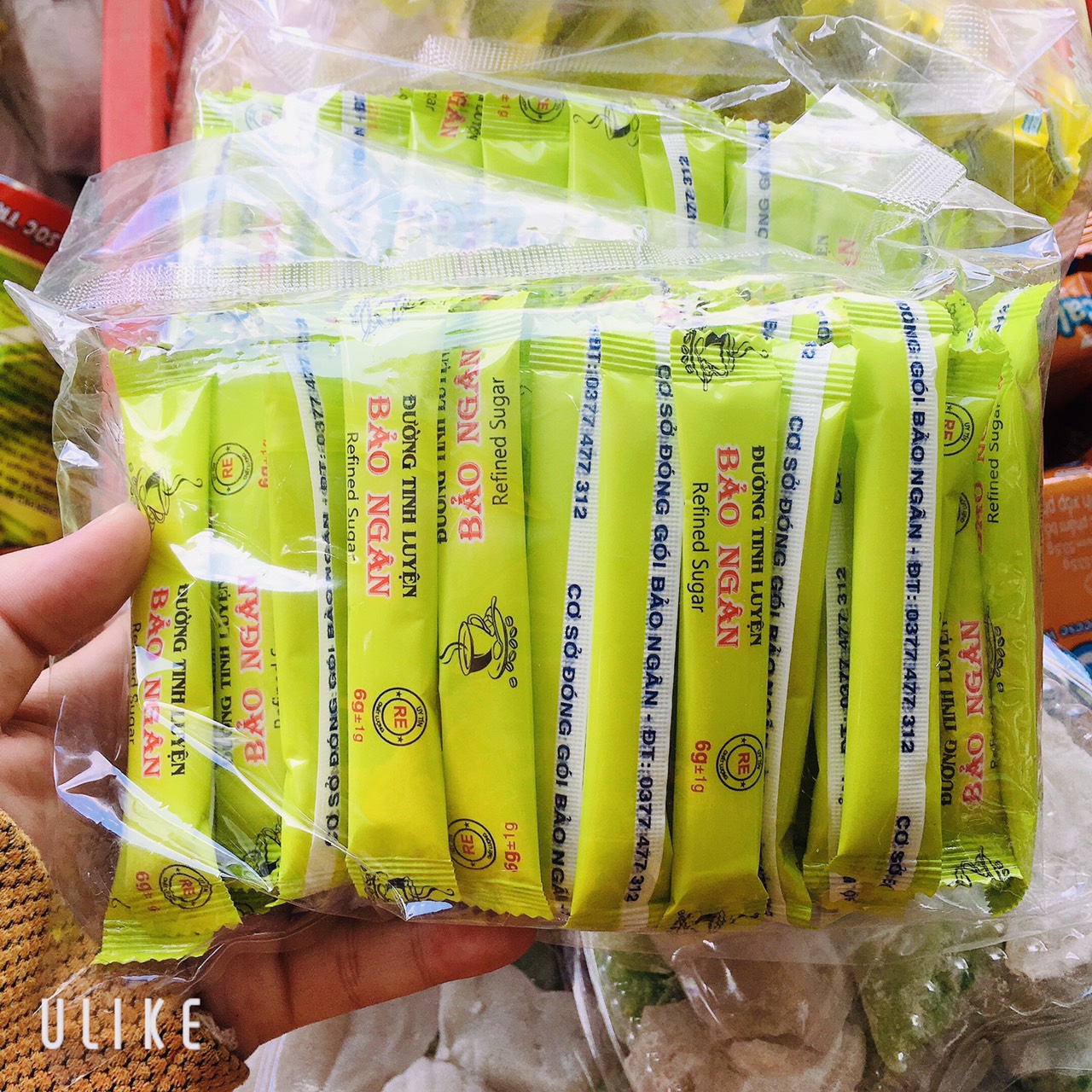 Combo 50 Gói Đường Que Cà Phê 6gr