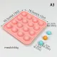 9/16/25/36 Cavities Round Balls Chocolate Molds with Cover Silicone Food Grade Non-stick Candy Cake Ice Cube Baking Supplies. 