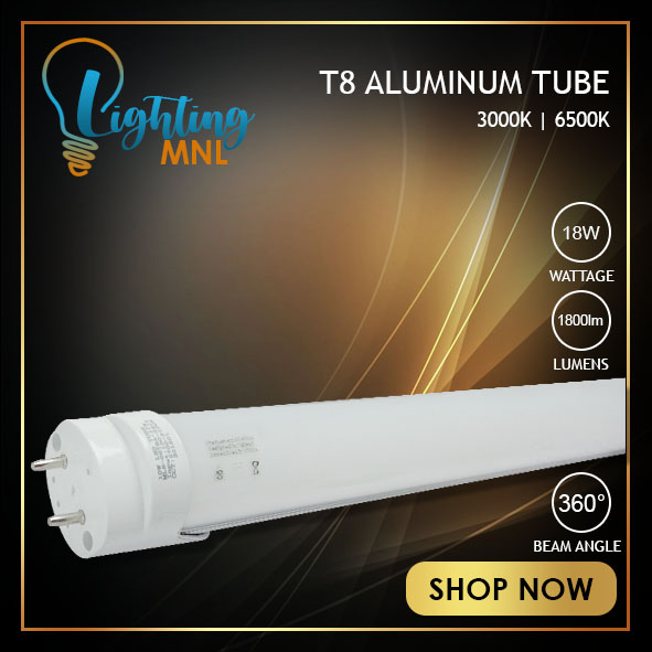 Lightingmnl LED T8 Tubes 18 Wattage Double Ended Aluminum + PC Tube