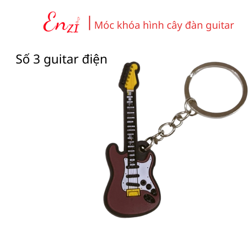 Móc chìa khoá hình cây đàn guitar giá rẻ