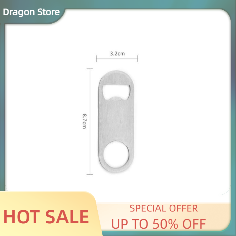 Dragon Mini Durable Beer Bottle Opener Stainless Steel Flat Speed Bottle Cap Opener