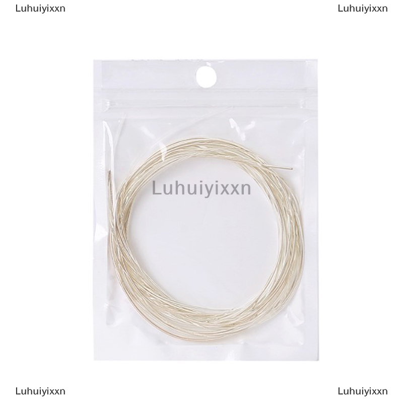 Luhuiyixxn 6 dây đàn guitar dây Nylon cổ điển cổ điển phụ kiện đàn Guitar Màu Bạc