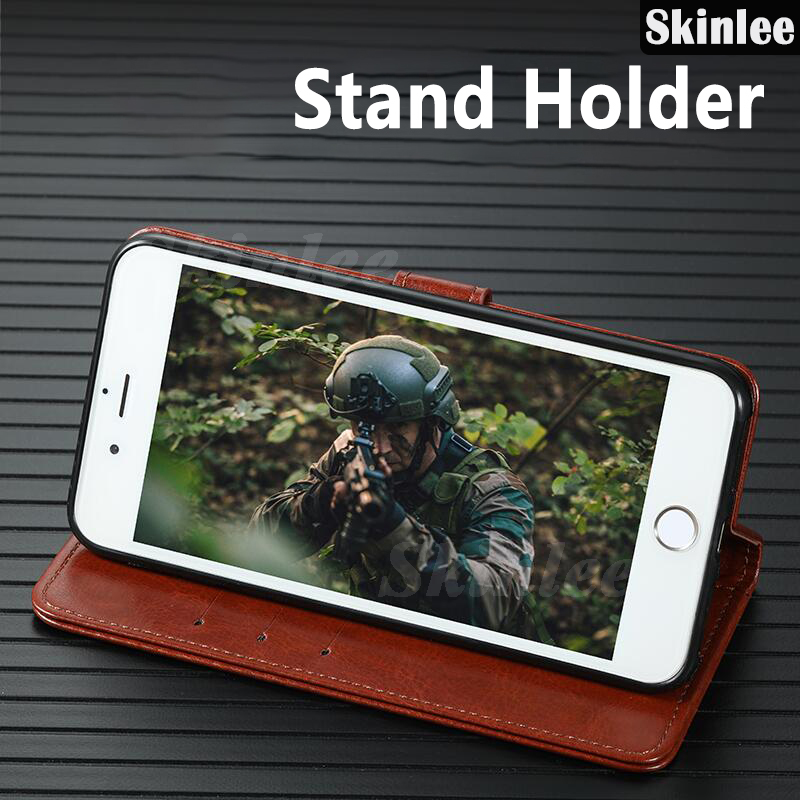 Phone Case ZTE Axon 60 Lite Flip Back Cover Luxury Wallet Card Slot Stand PU Leather Flip Cover For ZTE Axon 60 Cover Cases.