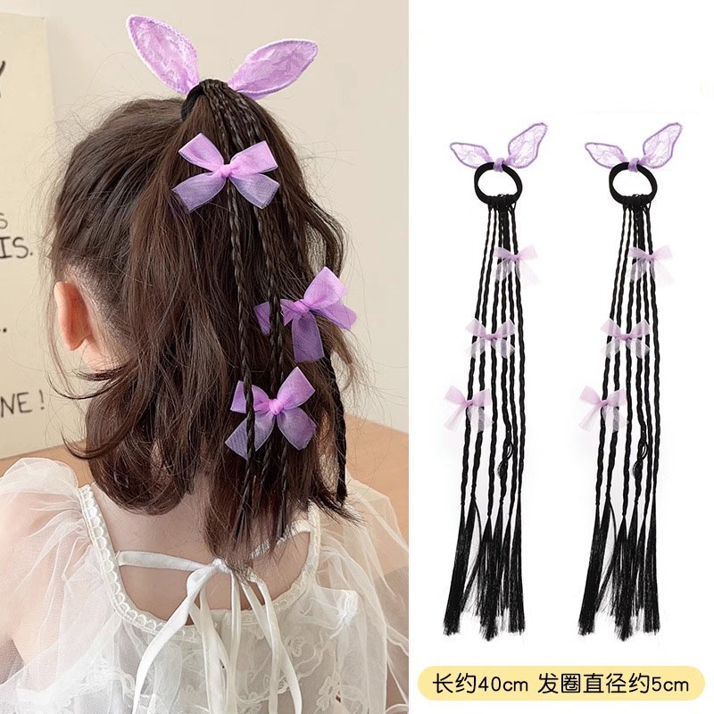 Bím Tóc Giả Y2k Cho Bé Gái