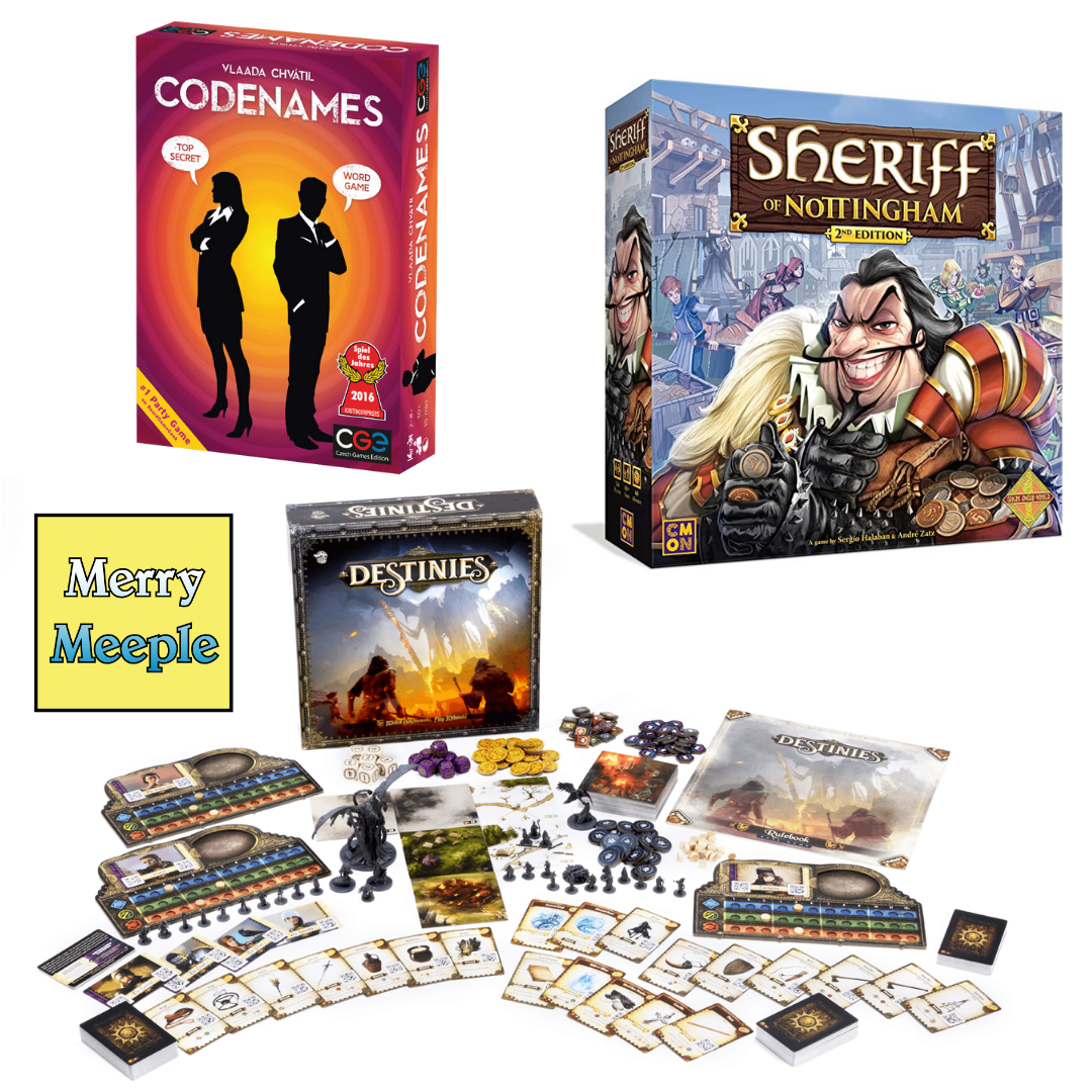 [US] Bundle Codenames - Destinies - Sheriff of Nottingham (2nd edition) - Trò Chơi Board Game