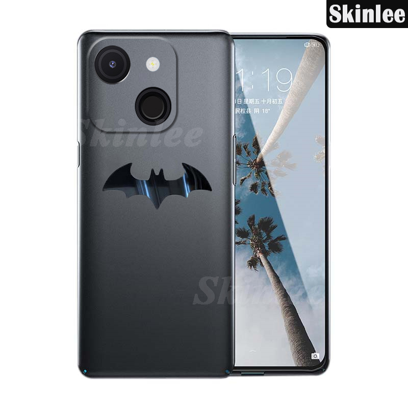 Phone case For itel A50C Back cover Luxury Frosted Matte Back Slim Metal Bat Man Non-slip Full Protective For itel A50C Cover cases.