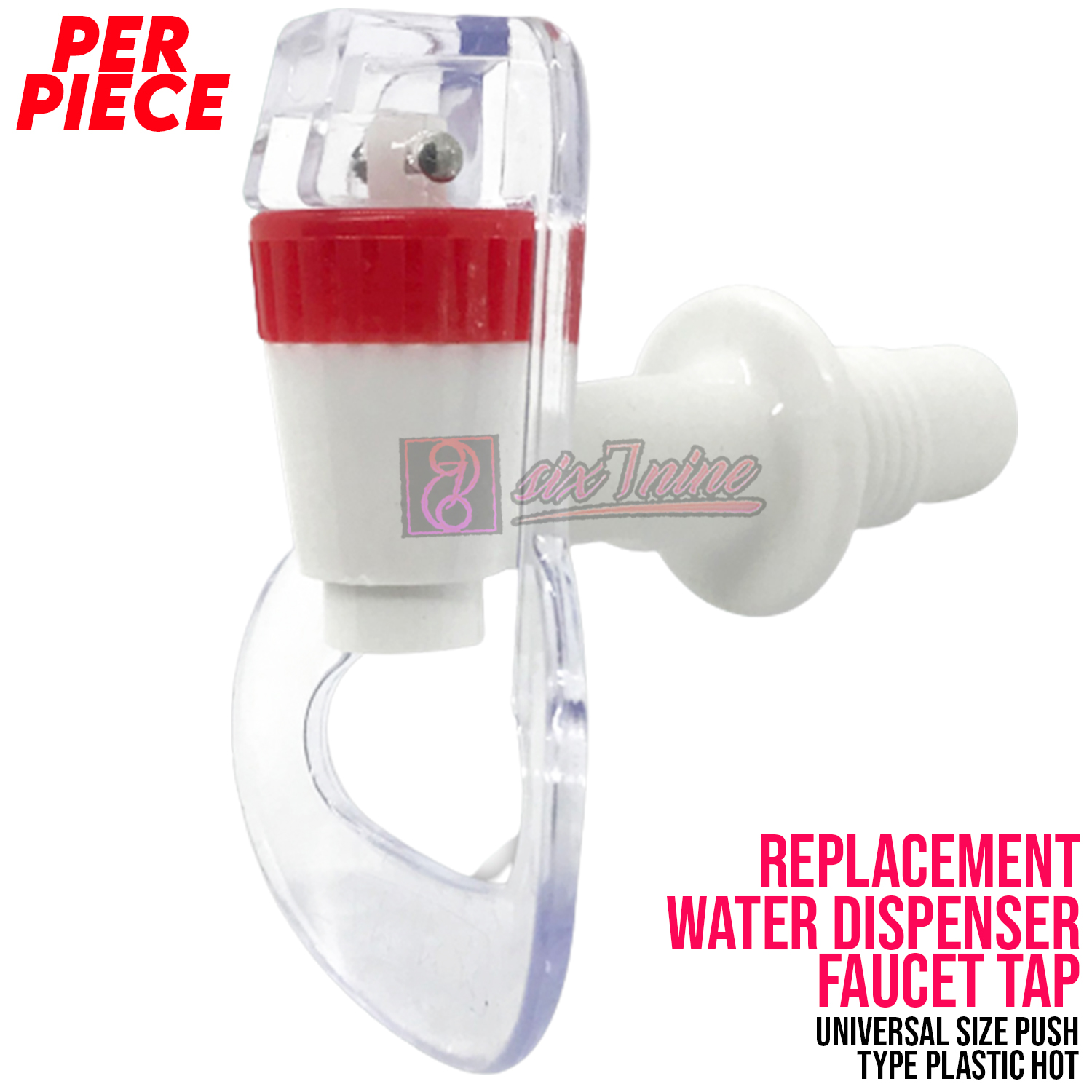 Universal Size Push Type Plastic Cold/Hot Water Dispenser Faucet Tap