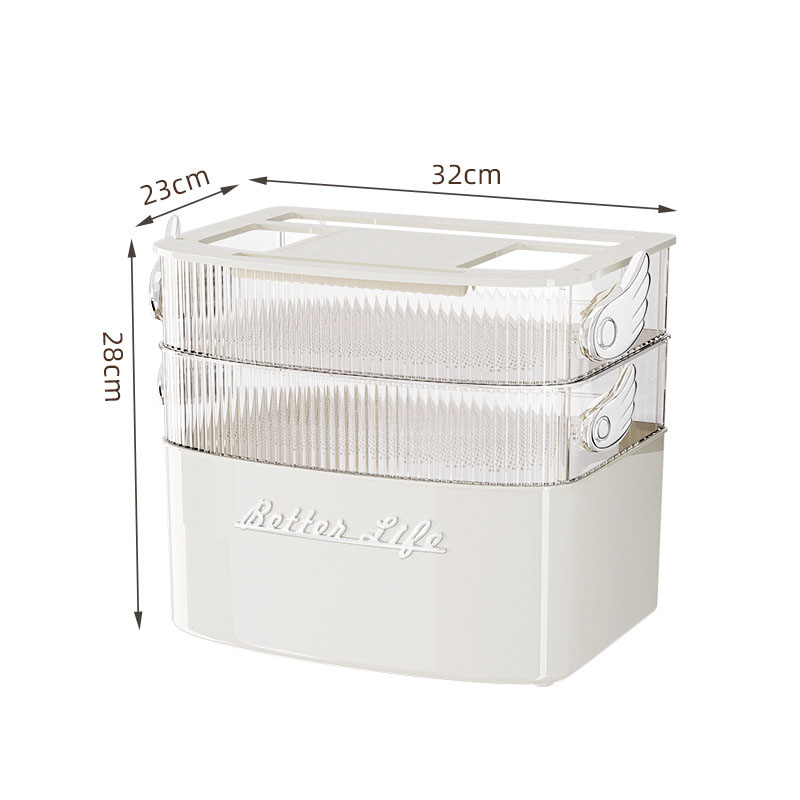 Storage box desktop cable socket light luxury living room storage rack Plastic