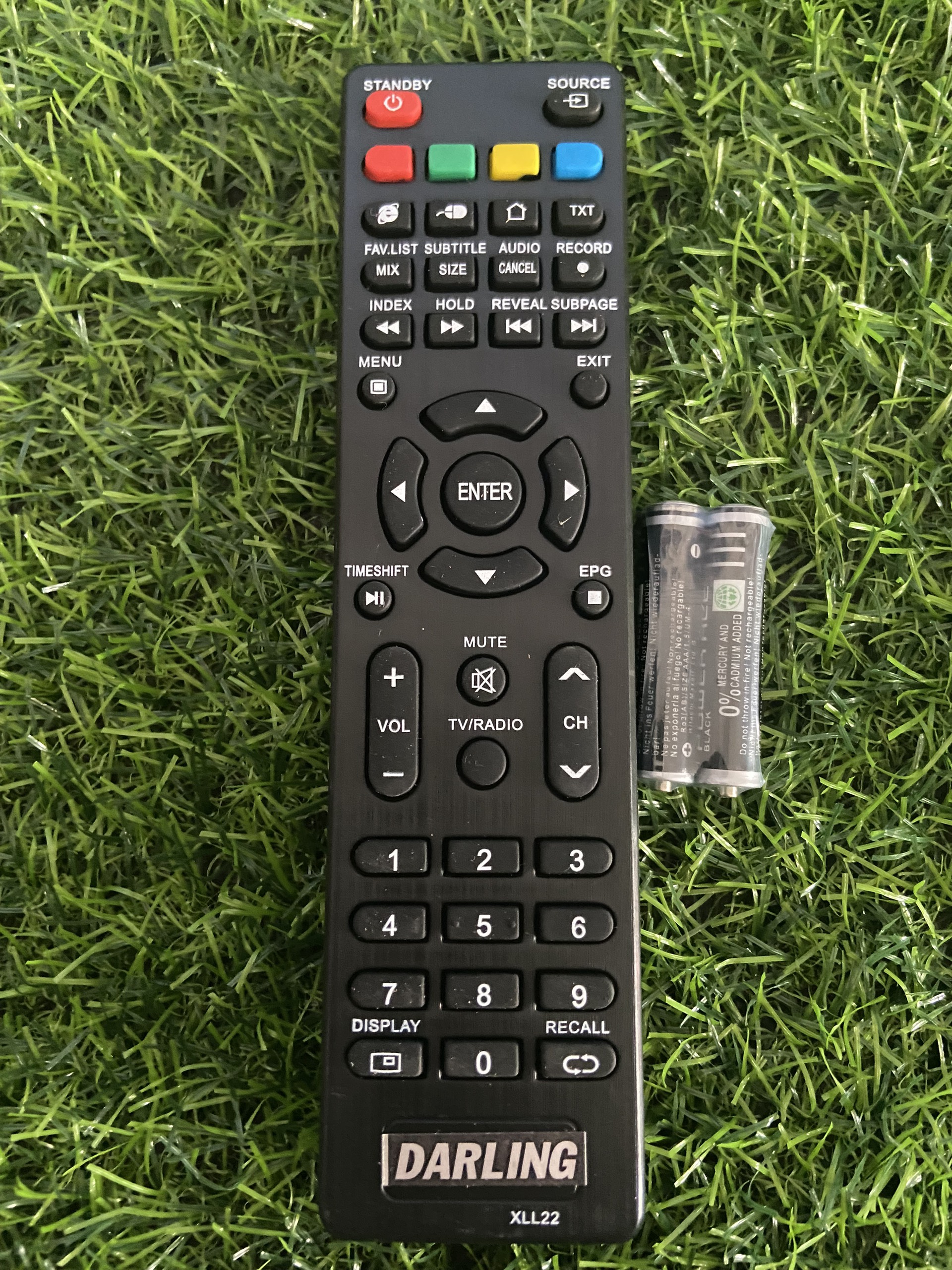 Remote Điều Khiển Dành Cho DARLING Tivi Internet, TV LED (Kèm Pin AAA )